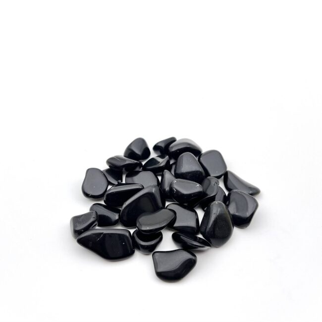 Medium Tumbled Black Obsidian