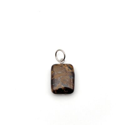 Rectangular Bronzite Pendant