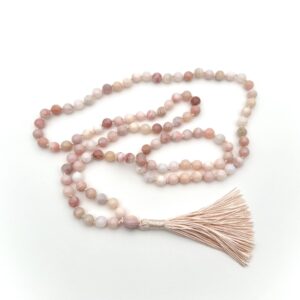 Pink Peruvian Opal Prayer Beads
