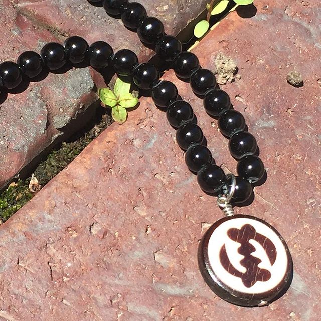 pendant on necklace