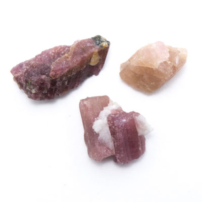 pink tourmaline raw small