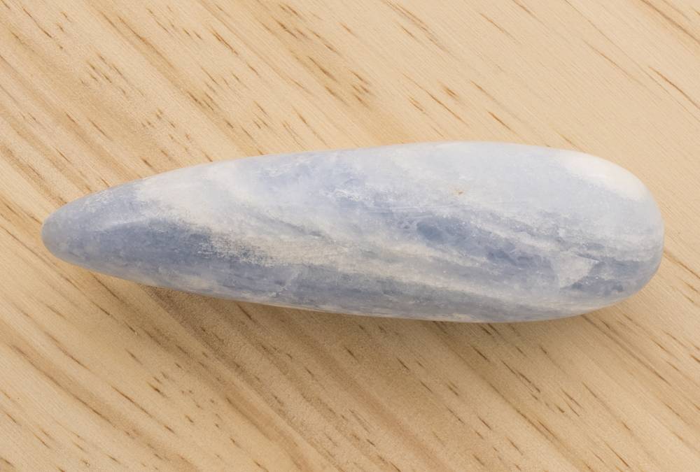 Blue Calcite Wand