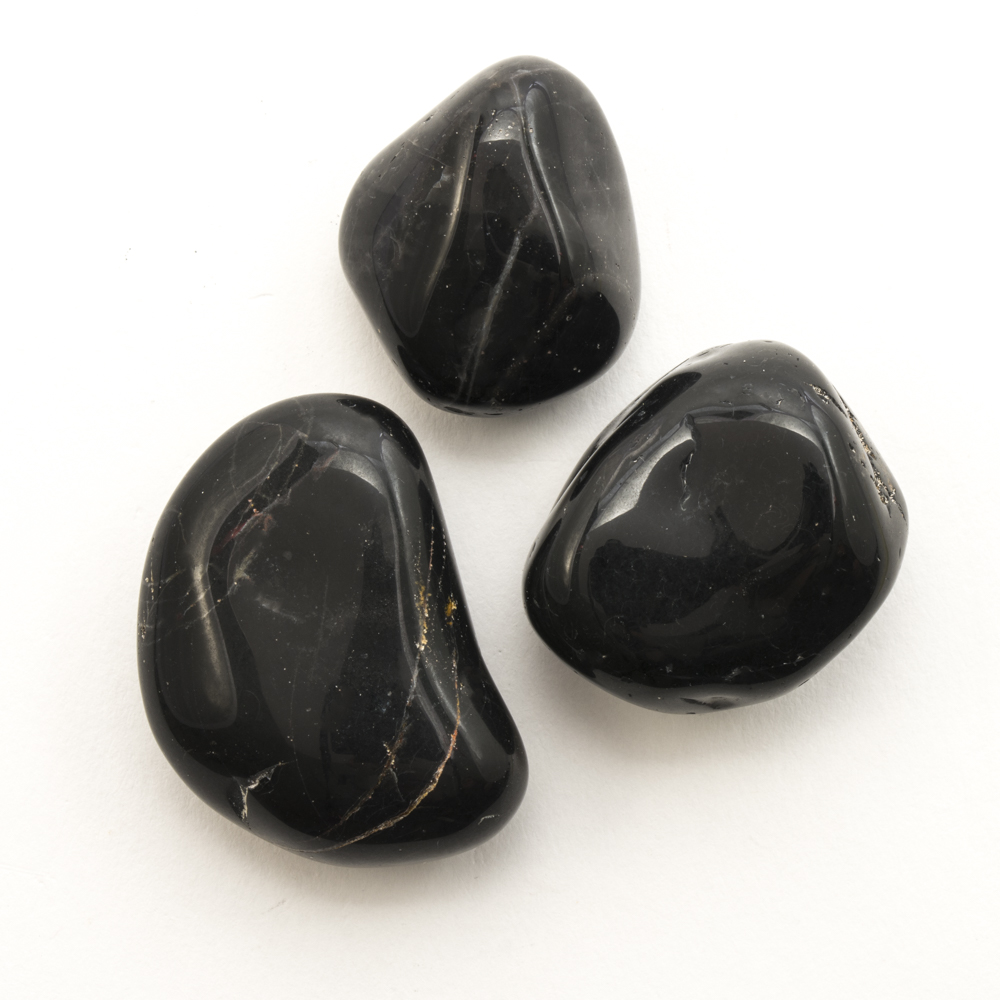 Black Onyx Tumbled Crystal Life Technology Inc