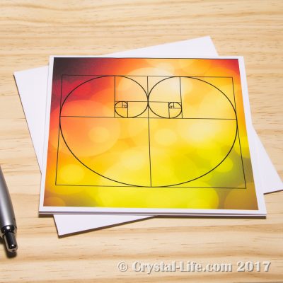Fibonacci Heart Card | Color