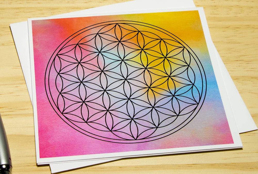Flower of Life Card | Color