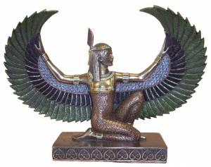 Egyptian Winged Maat Kneeling