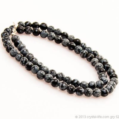 Snowflake Obsidian Necklaces | High Energy