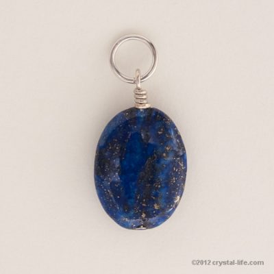 Lapis Lazuli Pendant - Oval 1/2"