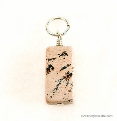 Picture Jasper Rod Pendant c 5/8"