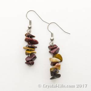 Mookite Jasper Chip Earrings