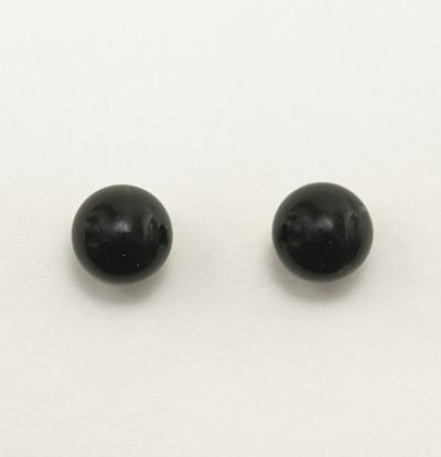 Black Onyx Earrings - Studs - 4mm