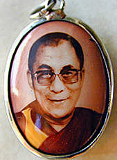 Dalai Lama Pendant - Porcelain