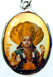 Vishnu Pendant - Porcelain