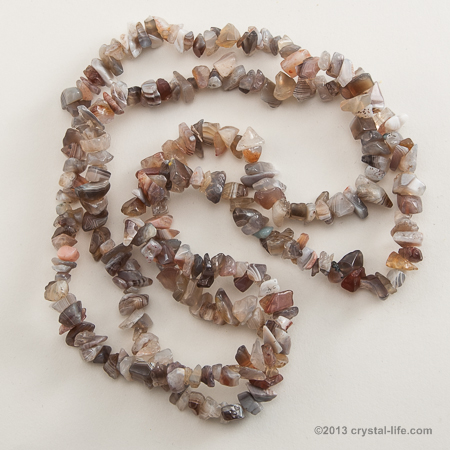 Botswana Agate Chip Necklace