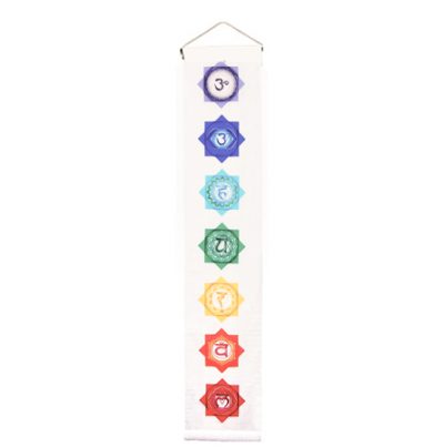 Chakra Banner White