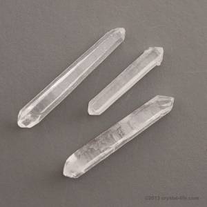 Quartz - Point - Chinese- Mini-Lasers Double-Terminated