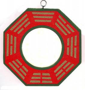 Red Bagua Mirror