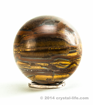 tigers eye sphere