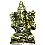 Ganesh Pendant - 3D Brass