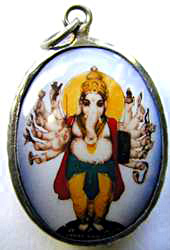 Ganesh Pendant - Multi-Armed Remover of Obstacles