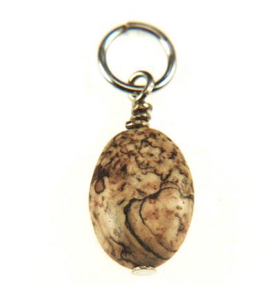Picture Jasper Oval Pendant 