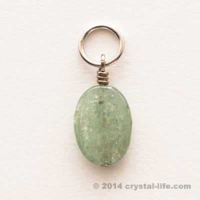 Kyanite Pendant | Green Oval
