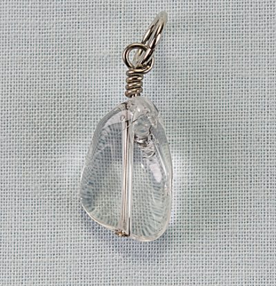 Quartz Pendant - Nugget 3/4"