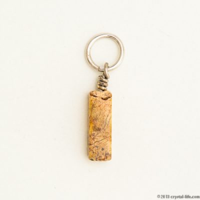 Picture Jasper Square Rod Pendant