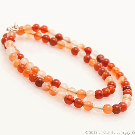 orange agate necklace