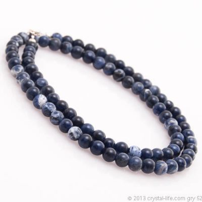 Sodalite Necklace - 6 mm beads