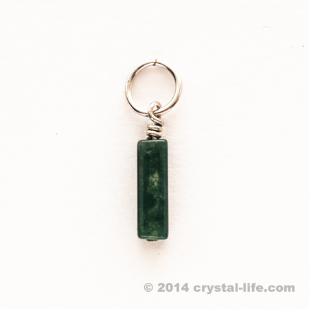 moss agate pendant
