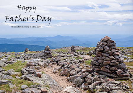 Father's Day Card - Mountain Path