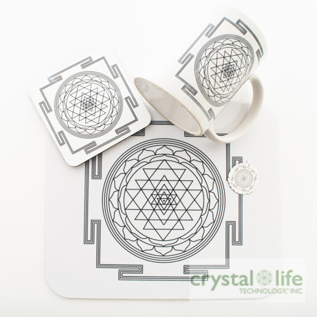 Sri Yantra mug, coaster, mouse pad, pendant