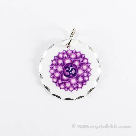 Crown Chakra Filigree Pendant