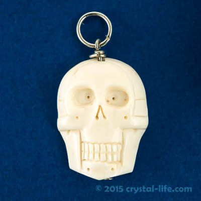 Skull Pendant - Bone 1"