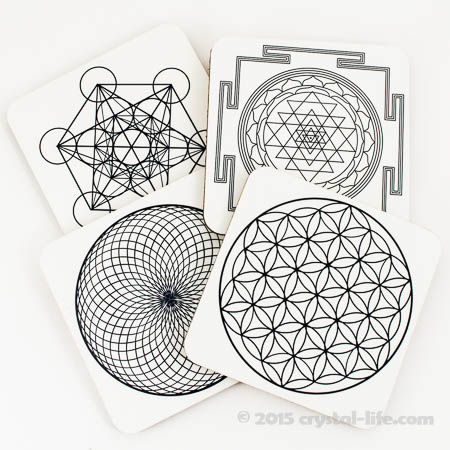 sacred geometry coasters