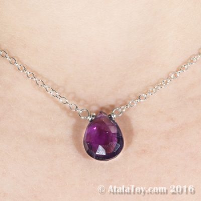 Amethyst Fairy Portal Necklace