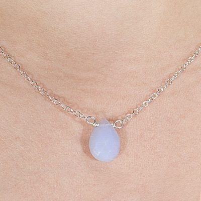Chalcedony Fairy Portal Necklace