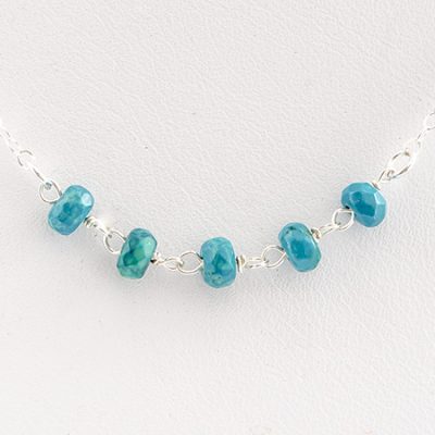Blue Turquoise Fairy Stars Necklace