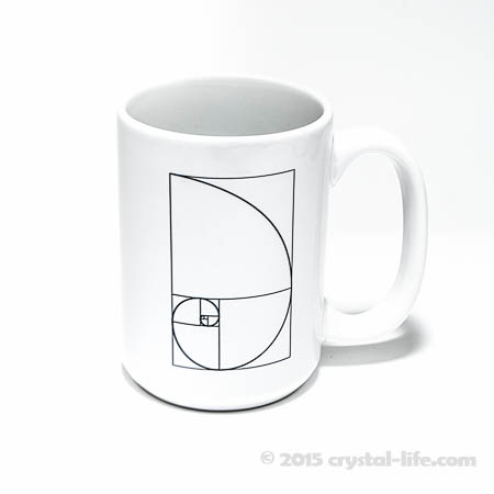 Fibonacci Spiral Mug | Classic Style
