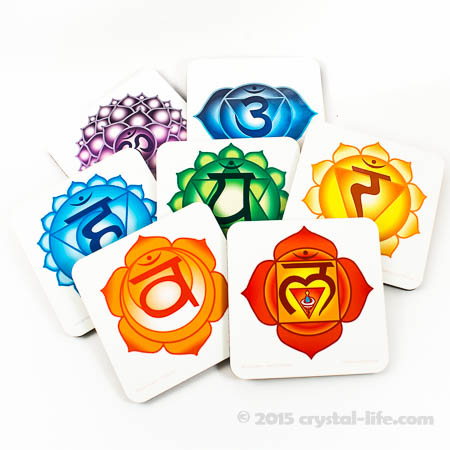 Coasters | Chakra Series | Cork Backing