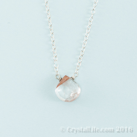Hematoid Quartz Fairy Portal Necklace