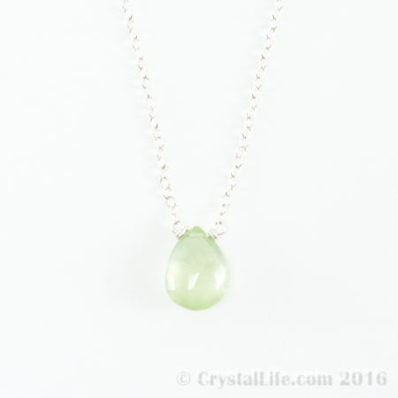 Prehnite Fairy Portal Necklace