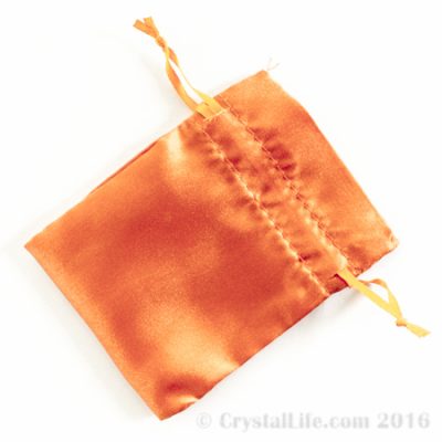 Satin Bag - Pumpkin 3x4