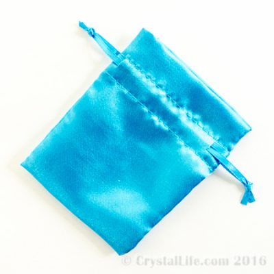 Satin Bag - Turquoise 3x4