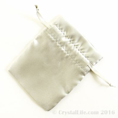 Satin Bag - Silver 3x4