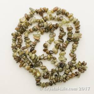 Green Garnet Chip Necklace