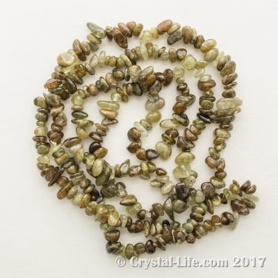 Green Garnet Chip Necklace