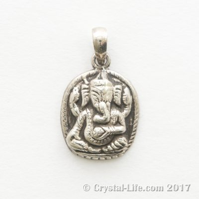 Oval Ganesh Pendant | Crystal Life