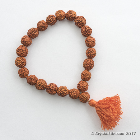Rudraksha Meditation Bracelet - Stretch